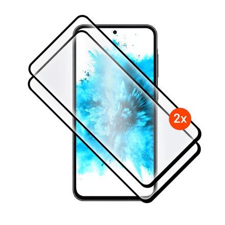 FIXED Full Cover FIXGFADA-1701-BK – karkaistusta lasista näytönsuoja – Samsung Galaxy A27 5G, koko näytön peittävä 2.5D, musta