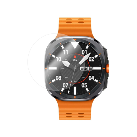 Fixed suojalasi (karkaistu) älykellolle Samsung Galaxy Watch Ultra, 2 kpl, läpinäkyvä