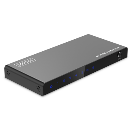 Digitus 4K HDMI-jakaja, 1x4 DS-55337, musta