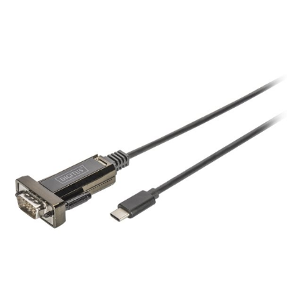 DIGITUS DA-70166 – USB-C–RS-232-sarjaliikennesovitin