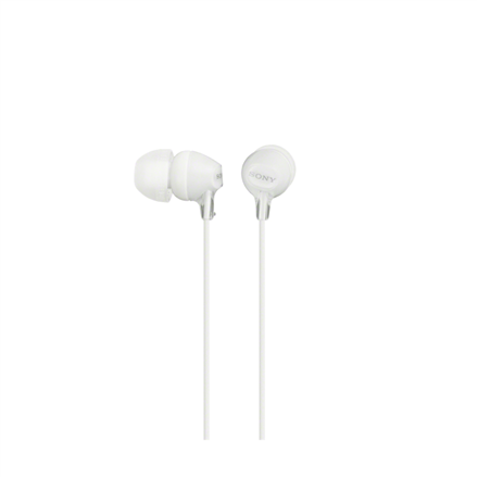 Sony MDR-EX15AP – johdolliset nappikuulokkeet mikrofonilla, valkoiset