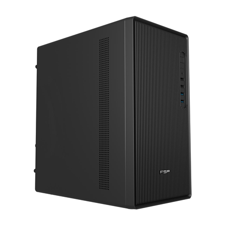 FSP kotelo S120 Mid Tower, musta