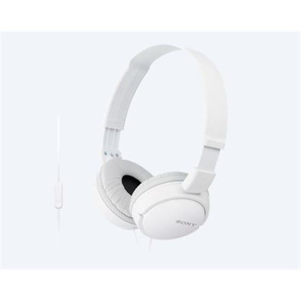 Sony MDR-ZX110APW.CE7 langalliset korvanpäälliset kuulokkeet mikrofonilla, valkoiset