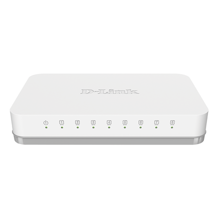 D-Link Kytkin GO-SW-8G/E Hallitsematon Pöytämalli Gigabit Ethernet (kupari) -porttien määrä 8