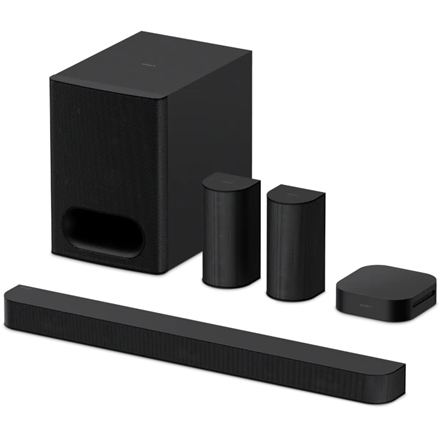 Sony 5.1ch kotiteatterijärjestelmä HTS60, BRAVIA Theatre System, 6 kaiutinta, Bluetooth