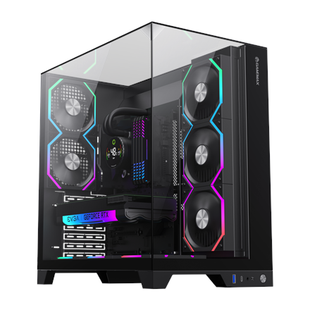 GameMax INFINITY PRO BK – tietokonekotelo, ATX, musta