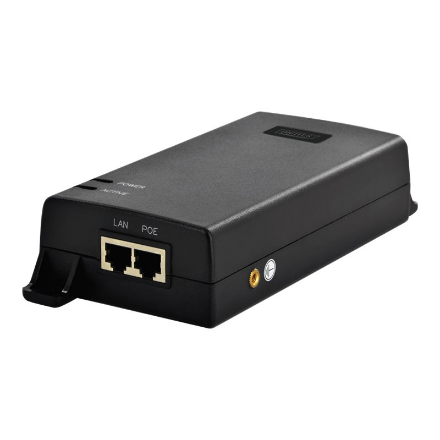 DIGITUS DN-95104 – 60 W Gigabit Ethernet PoE Ultra -injektori, IEEE 802.3af/at