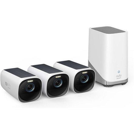 Eufy eufyCam 3 T88723W1 – 3+1 turvakamerapaketti, IP67, HDD/SSD-tallennus
