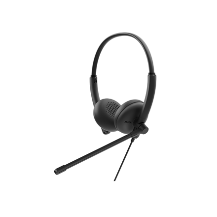 Dell WH125 – langallinen USB-A-kuulokemikrofoni sisäisellä mikrofonilla, musta