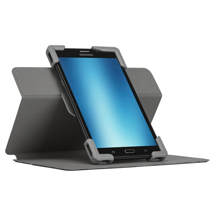 Targus Safe Fit 360 THZ784GL – yleiskäyttöinen folio-tablettikotelo 6.8–9 tuuman tableteille, musta
