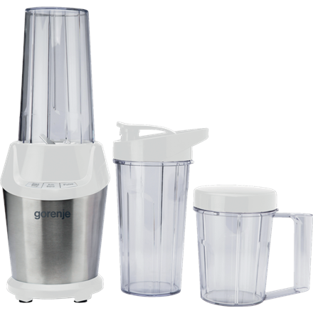 Gorenje BN1000E – 1000 W tehosekoitin jäänmurskauksella, 0.75 l Tritan-kannu, valkoinen