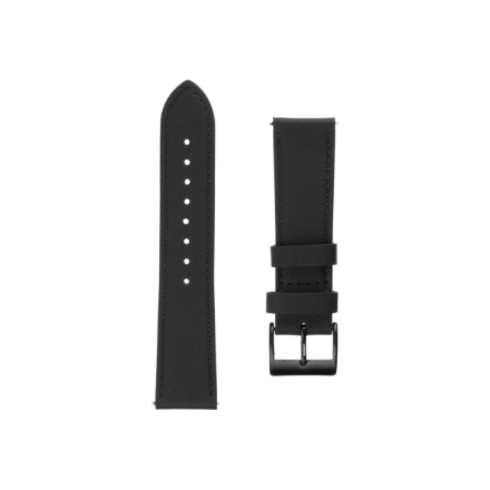 FIXED FIXLST-22MM-BK – nahkainen kellonranneke, 22 mm, smartwatches, musta, pikakiinnityksellä