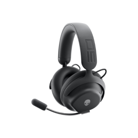 Dell Gaming Headset Alienware Pro Bluetooth Over-Ear Microphone Dark Side of the Moon Noise canceling Wireless