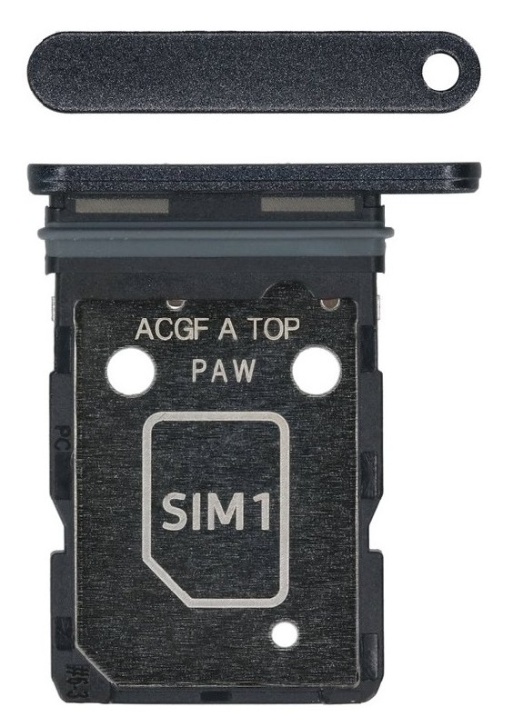 SIM card holder Samsung A376 A37 5G Grey original (service pack)