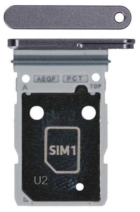 SIM card holder Samsung A576 A57 5G Grey original (service pack)