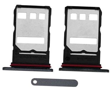 SIM card holder Honor 400 Lite Velvet Black original (service pack)