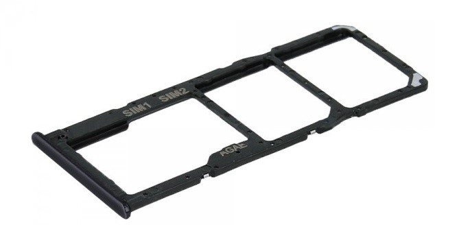 Alkuperäinen Samsung A515 A51 2020 -SIM-korttipidike, Prism Crush Black (käytetty, kuntoluokka A)