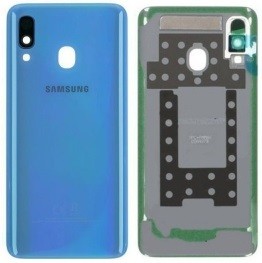Back cover for Samsung A405 A40 2019 Blue original (service pack)