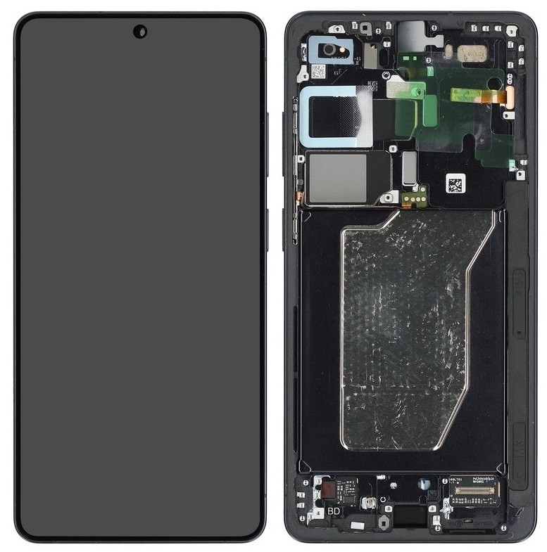 LCD-näyttö Samsung S948 S26 Ultra kosketusnäytöllä ja kehyksellä, musta, alkuperäinen (koottu huoltopaketti)