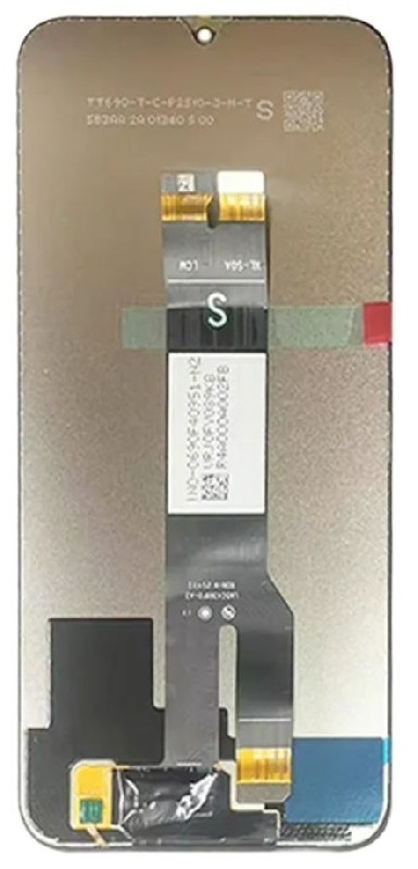 Musta Xiaomi Redmi A7 Pro -näyttömoduuli kosketuspaneelilla ja kehyksellä (ORG)