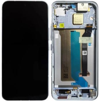 LCD screen Xiaomi Poco X8 Pro Max 5G with touch screen with frame Blue original (service pack)