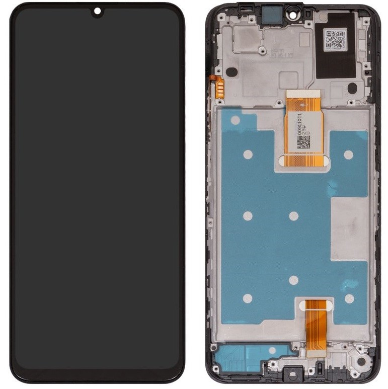 LCD screen Huawei Honor X7a with touch screen with frame Black ORG