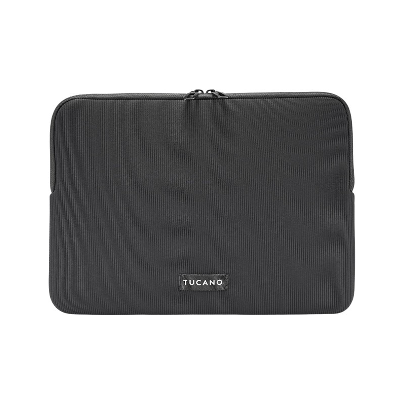Tucano Colore2 neoprene laptop sleeve for 13–14-inch laptops, black