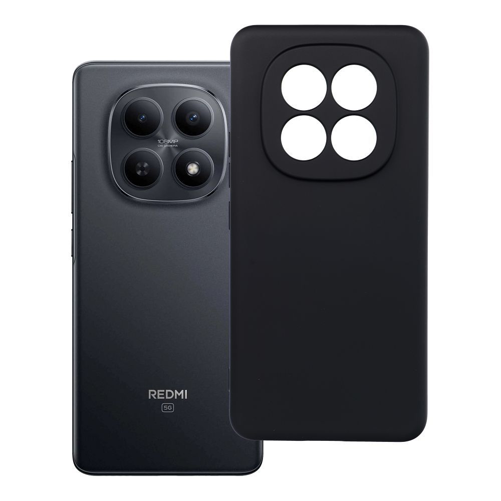 Silikoninen suojakuori Xiaomi Redmi Note 15 Pro 4G musta