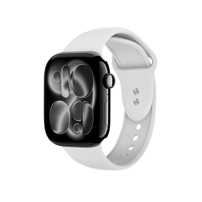 Crong Liquid Apple Watch band, 44/45/46/49 mm, white