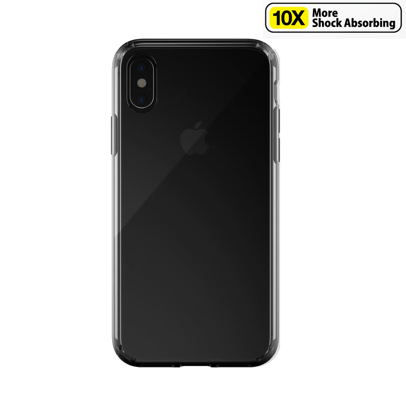 Just Mobile Tenc Air suojakuori laitteelle iPhone XS / X, kristallinmusta