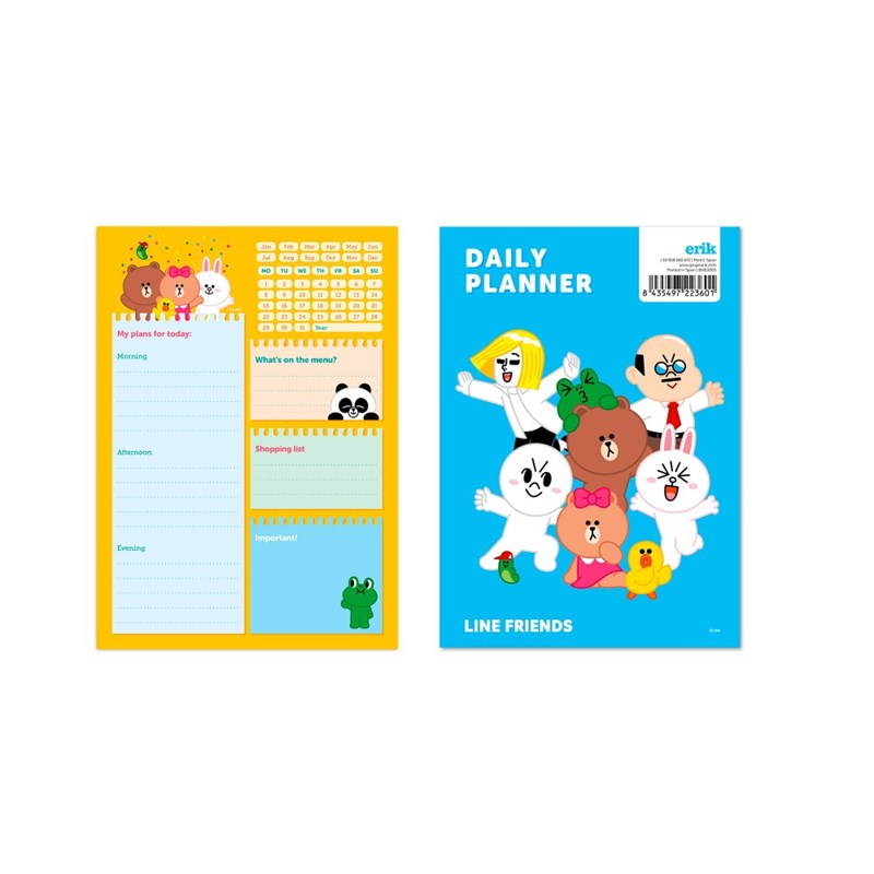 Line Friends A5 -kalenteri
