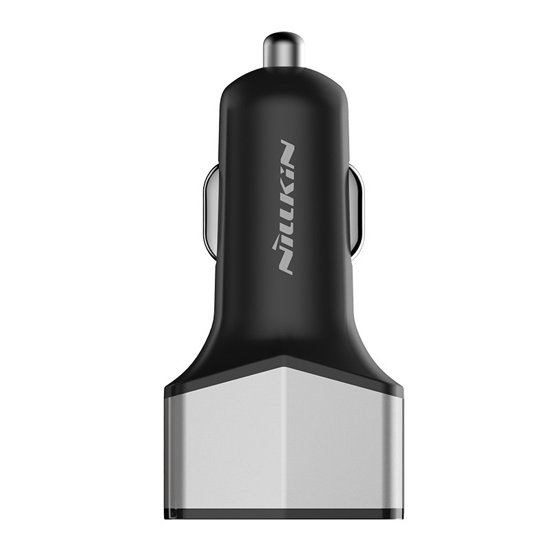 Nillkin Celerity 32 W autolaturi 2 USB-A- ja 1 USB-C-liitännällä, hopeanvärinen