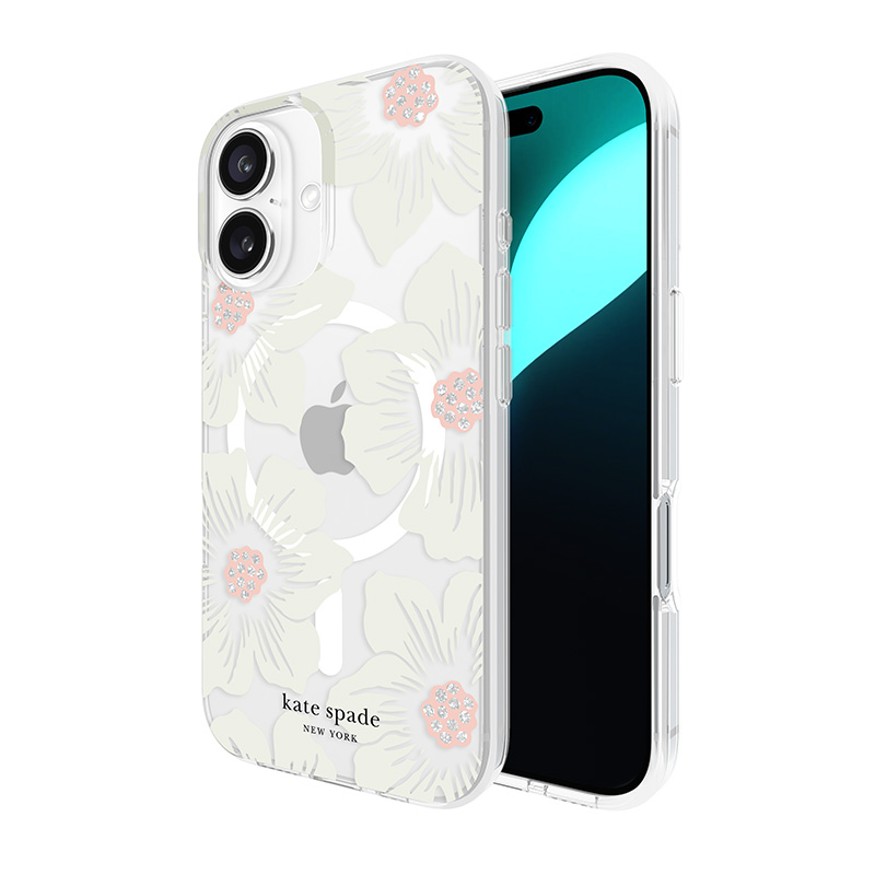 MagSafe-yhteensopiva Kate Spade New York Hollyhock -suojakuori Apple iPhone 16:lle