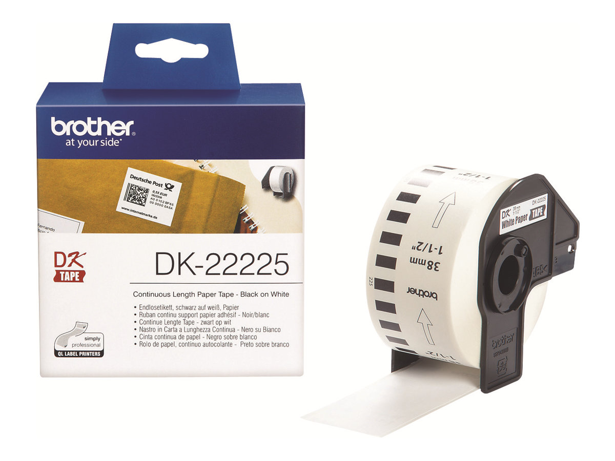 Brother DK22225 jatkuva tarranauha, paperinen