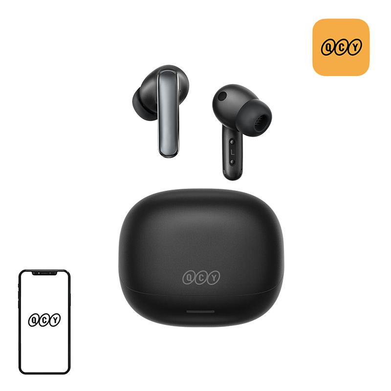 QCY Melobuds N65 -langattomat nappikuulokkeet, mustat