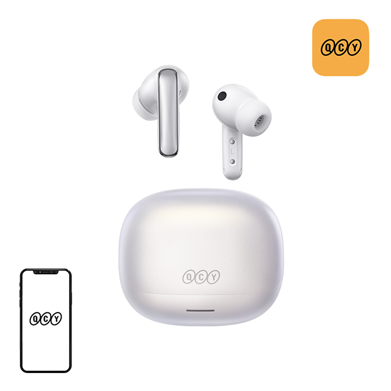 QCY Melobuds N65 -langattomat nappikuulokkeet, valkoiset