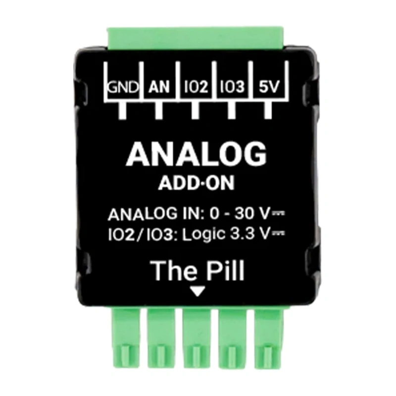 SHELLY 0-30V analogiamoduuli – Shelly Pill -lisäosa