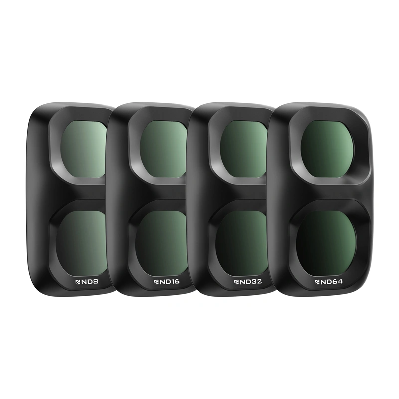 Freewell Standard Day 4 suodattimen sarja DJI Osmo Pocket 4P -kameralle: ND8 / ND16 / ND32 / ND64