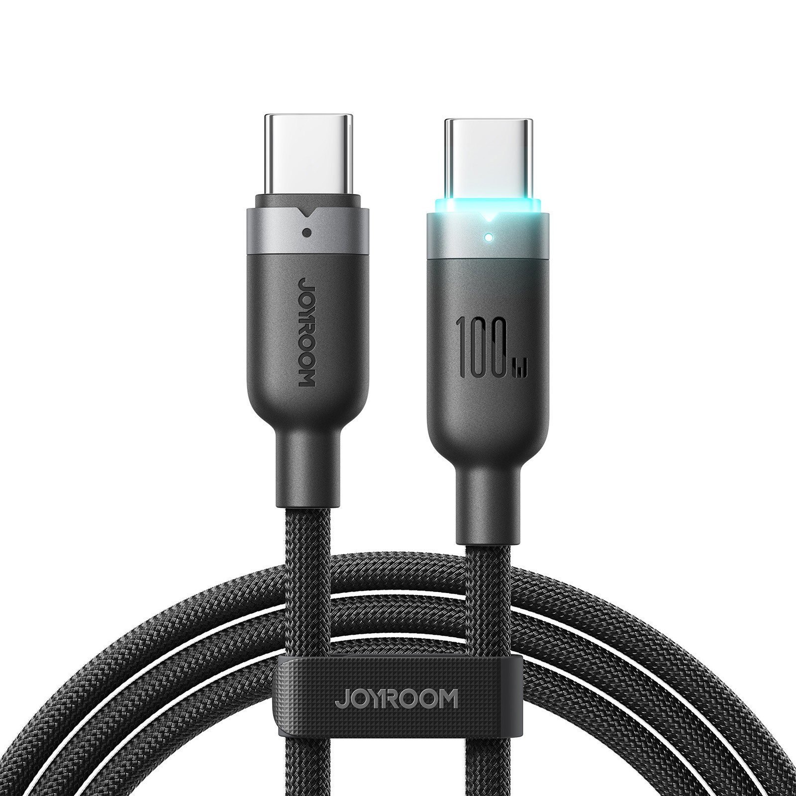 Joyroom S-A63 USB-C–USB-C-kaapeli, 100 W, 1,2 m, musta
