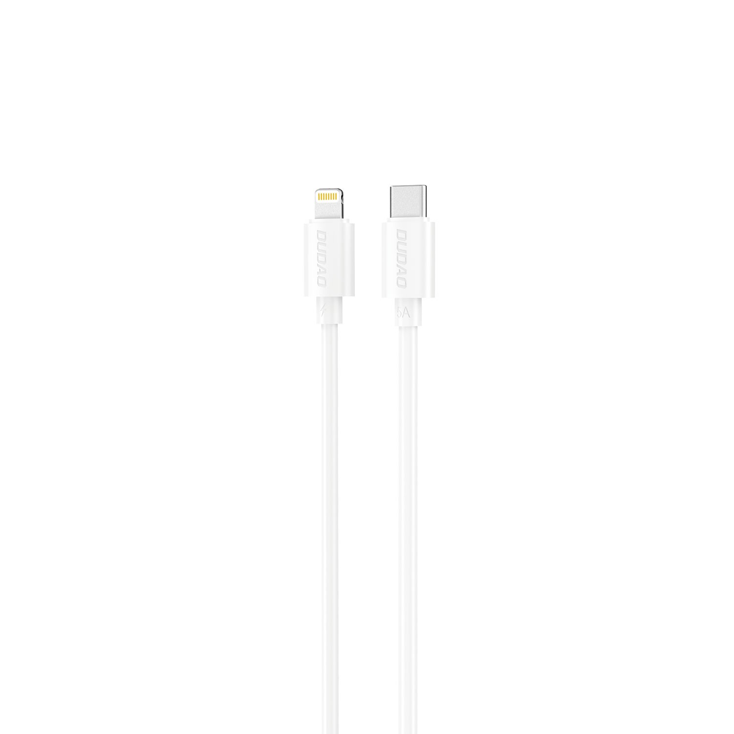 Dudao L4X USB-C–Lightning-kaapeli, 30 W, 2,0 m, valkoinen