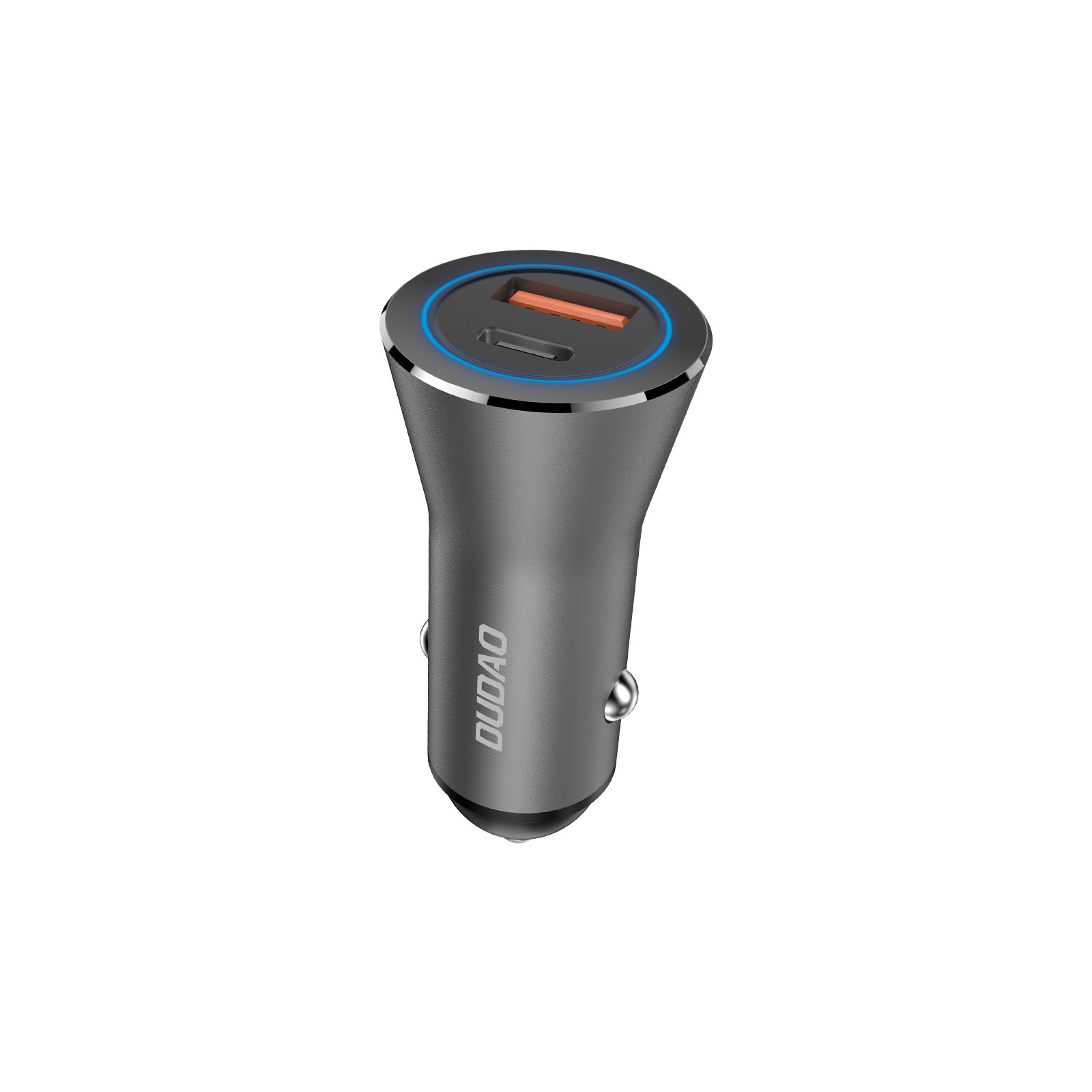 Car charger Dudao R4Max 55W USB-C/USB-A grey