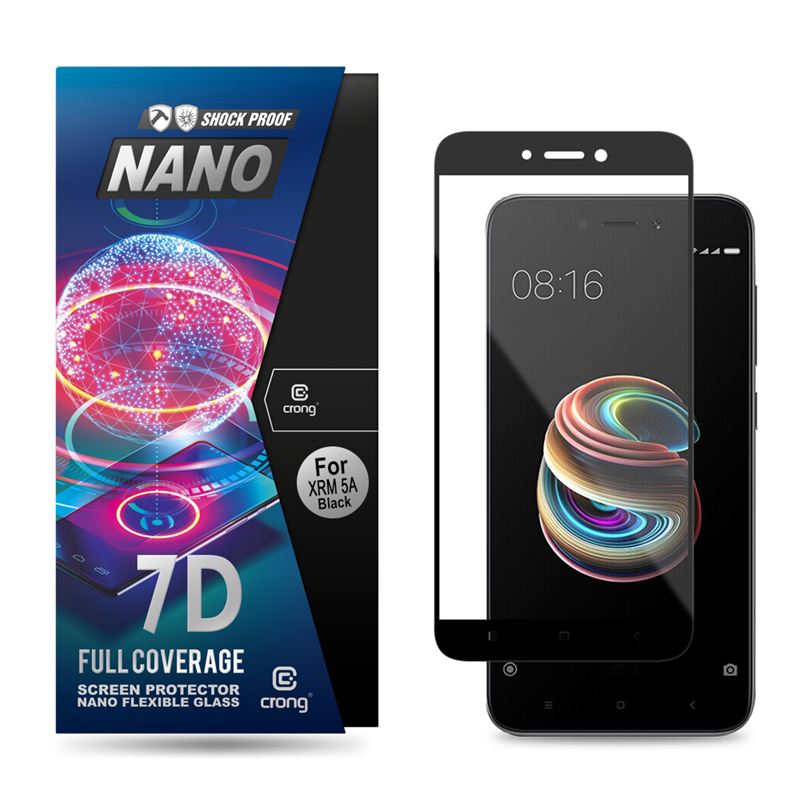 Crong 7D Nano Flexible Glass 9H hybrid screen protector for Xiaomi Redmi 5A