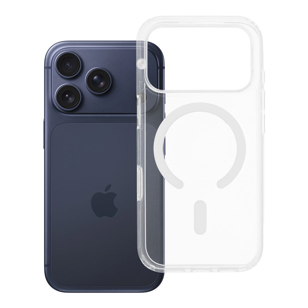 Clear Mag Cover Elite STR-suojakuori mallille iPhone 17 Pro / 18 Pro, MagSafe-yhteensopiva, kellastumattomasta materiaalista ja Camera Control -painikkeella – läpinäkyvä