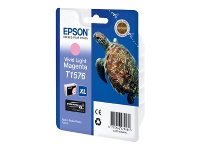 Epson T157640 UltraChrome K3, Stylus Photo R3000 mustekasetti, kirkas vaalea magenta