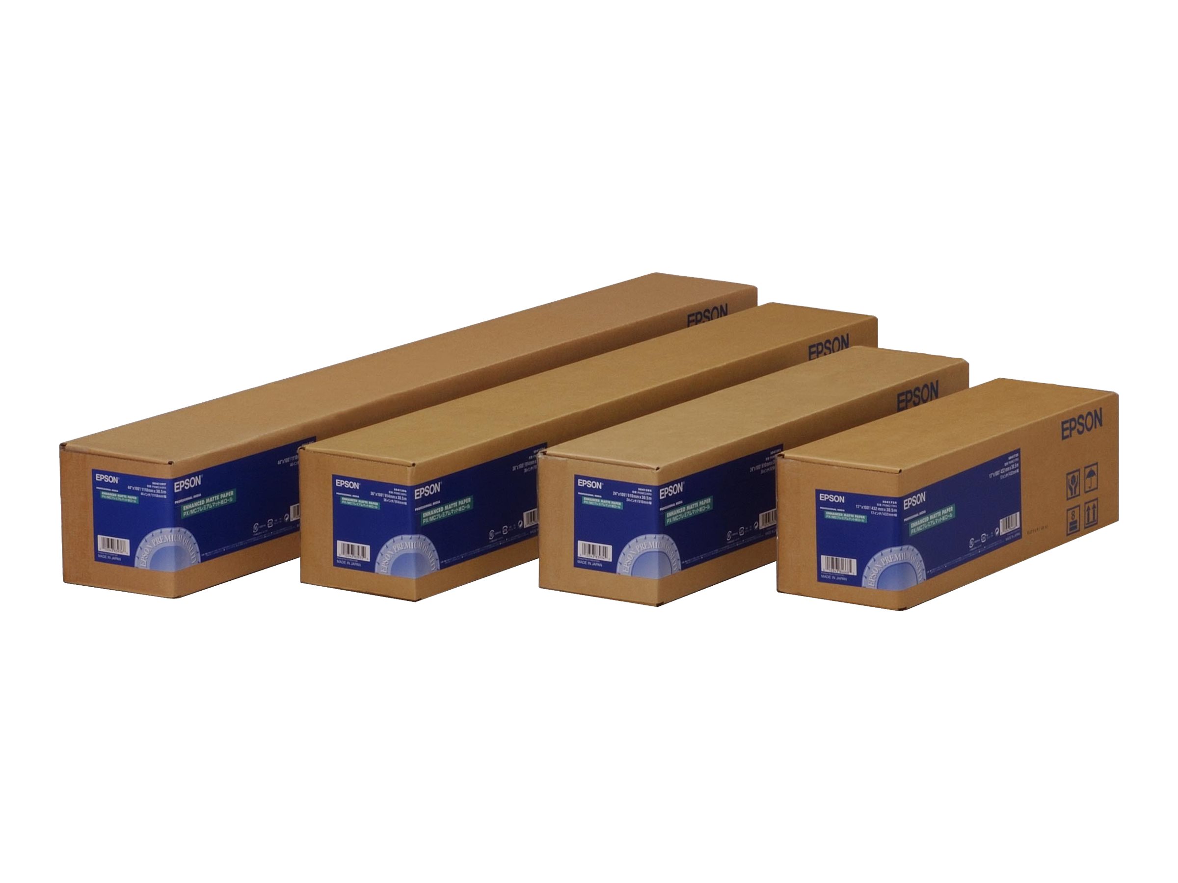 Epson C13S041725 Enhanced Matte Paper -rulla, 17 in × 30.5 m, 189 g/m2