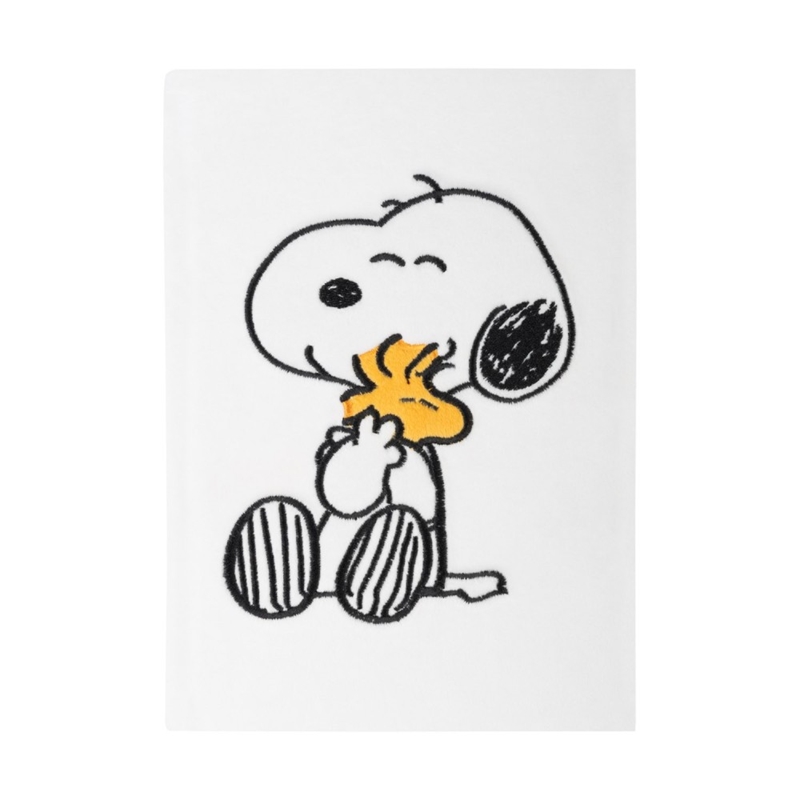 Snoopy Lazy Days A5 -muistikirja pehmopintaisella kannella