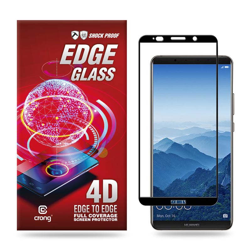 Crong Edge Glass 4D Full Glue tempered-glass screen protector for Huawei Mate 10