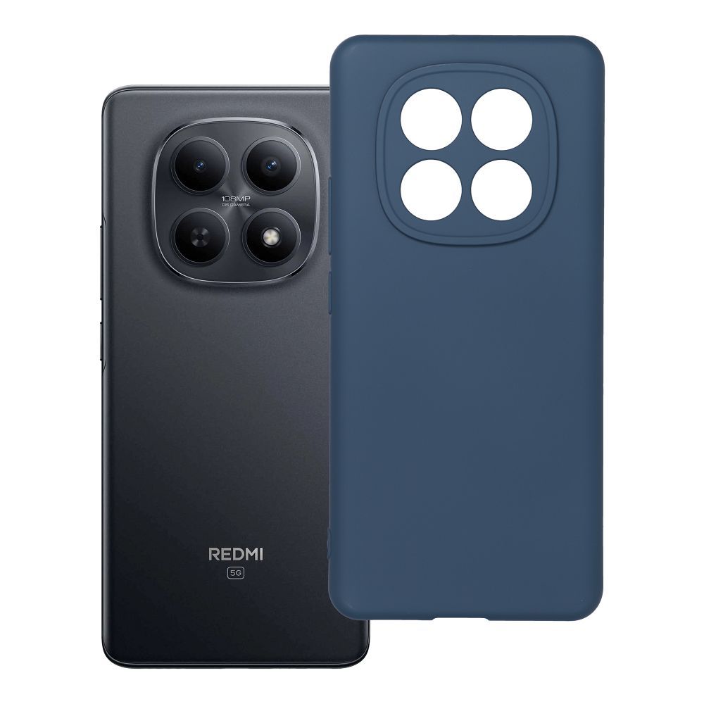 Silikoninen suojakuori sininen Xiaomi Redmi Note 15 4G:lle