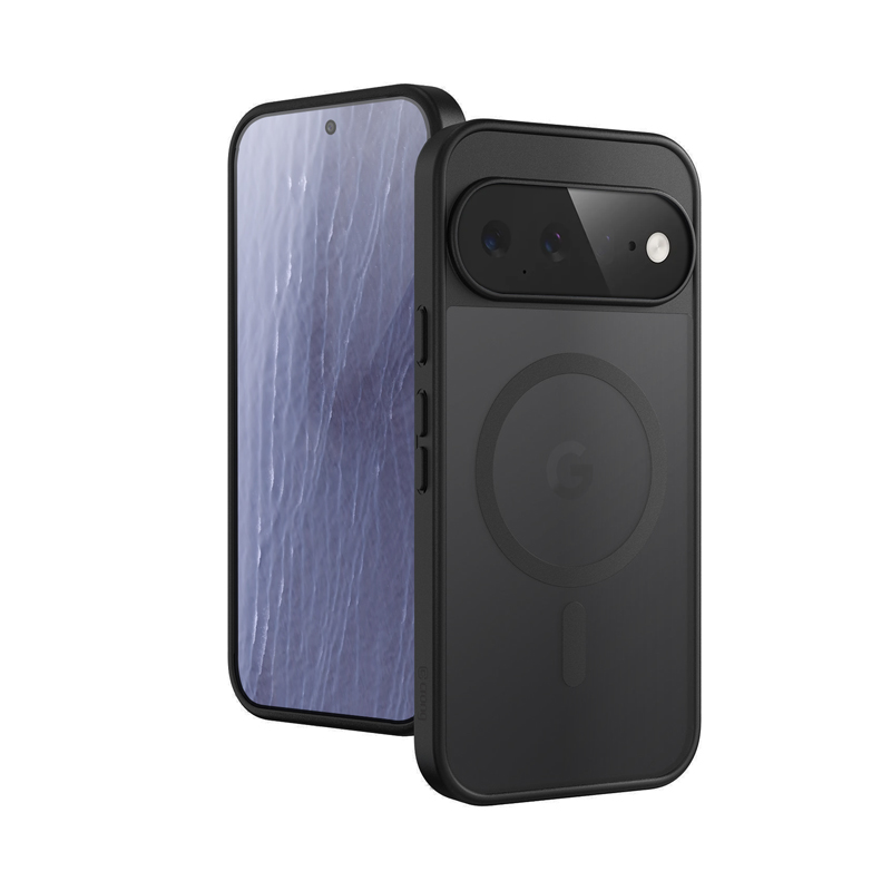 Crong Hybrid Matte Magnetic MagSafe -suojakuori Google Pixel 11 -mallille, musta