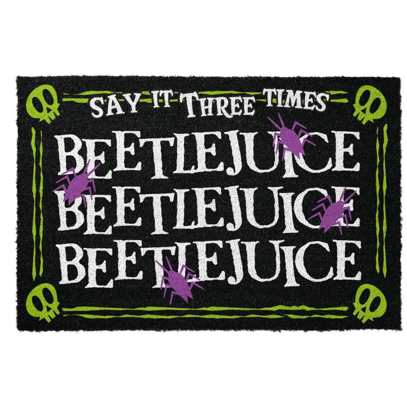 Beetlejuice-ovimatto, 40 × 60 cm